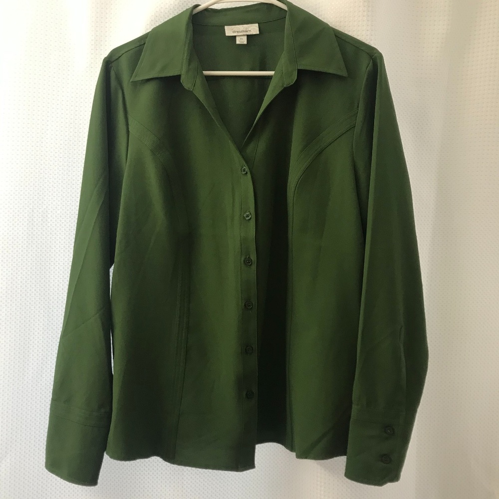Dressbarn Green Shirt